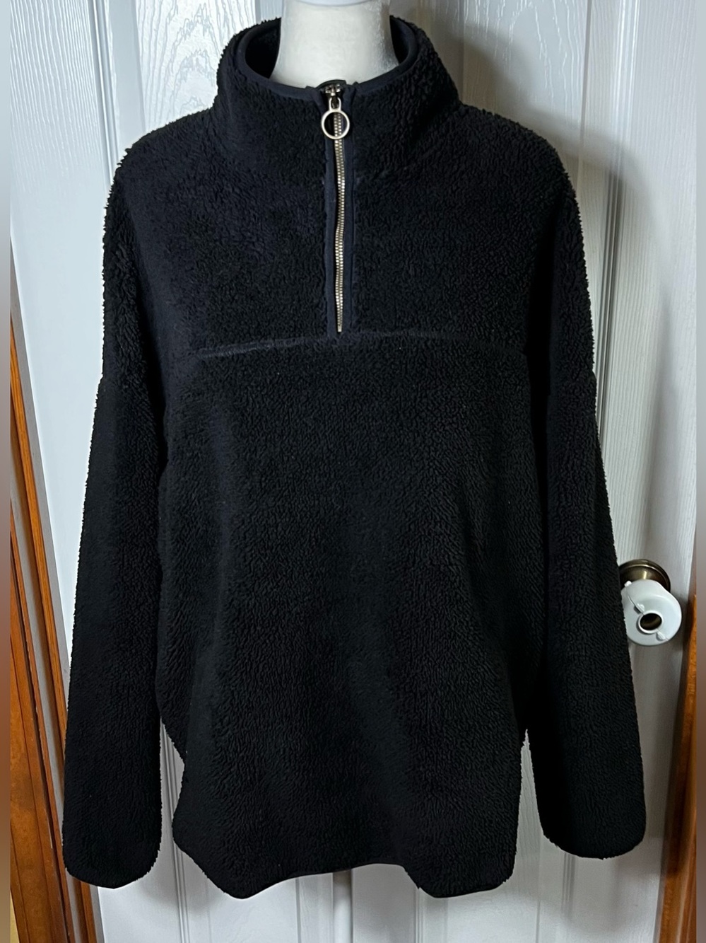Time and Tru Fleece Jacket Sherpa Jacket
Lightweight Pullover Black L